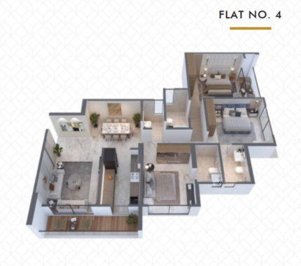 Contemporary flats for sale in vile parle